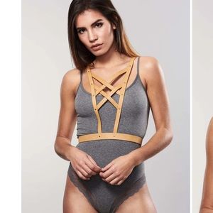 Bijoux Indiscrets Maze Cross Cleavage Harness